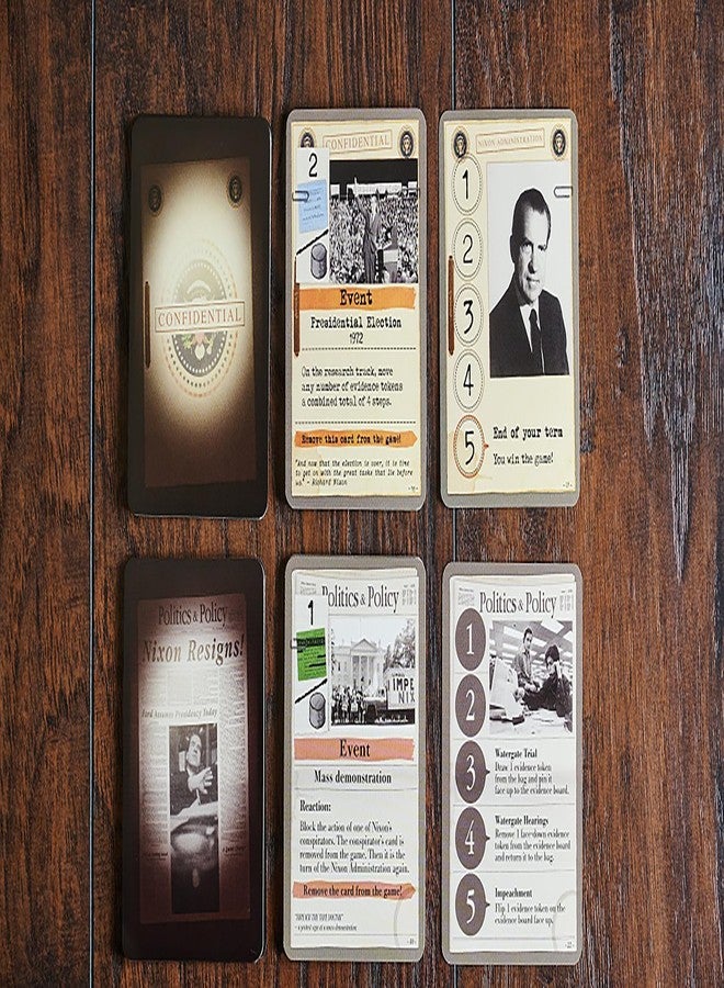 Capstone Games: Watergate, Strategy Board Game, History of Watergate Included, 2-Player Game of The Year 2019, Ages 12 and Up, 30-60 Minute Playtime - Image 5